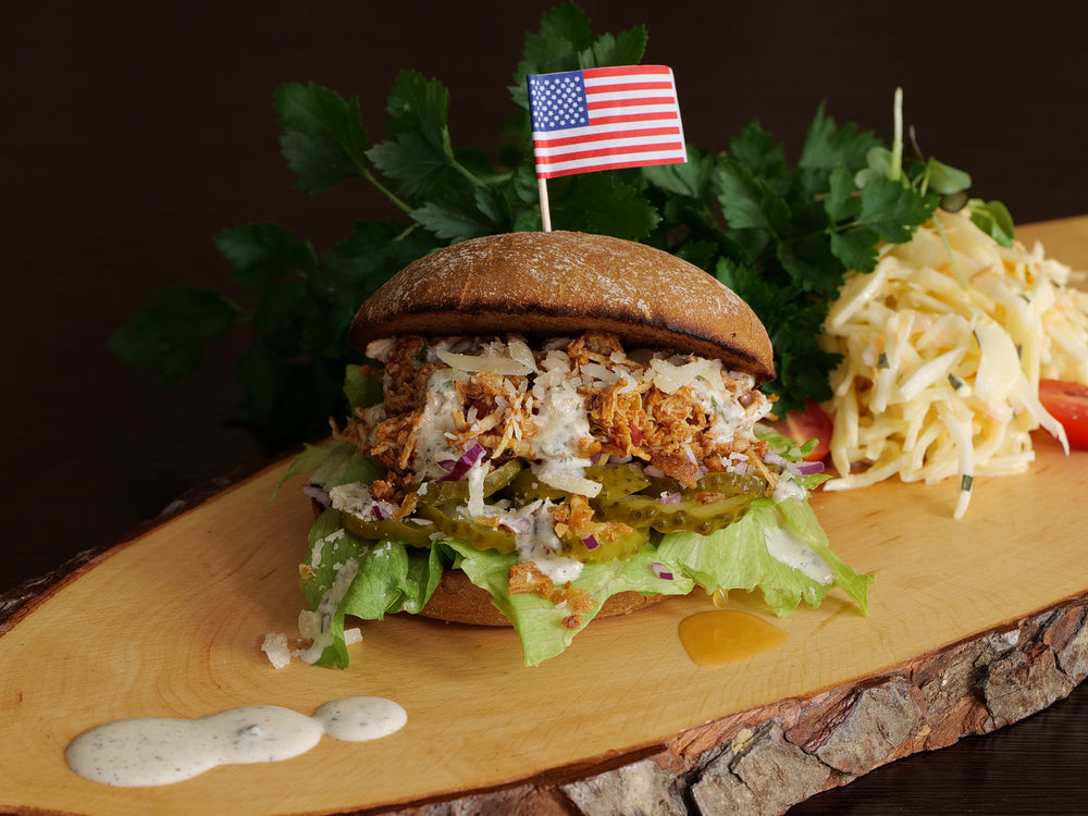 Pulled Chicken Burger